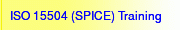 ISO 15504 (SPICE) Training