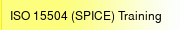 ISO 15504 (SPICE) Training